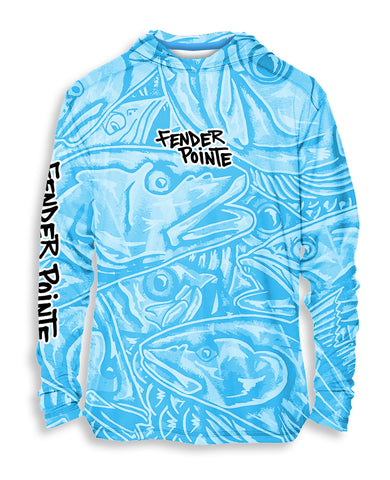 Flats Camo - Performance Sun Hoodie in