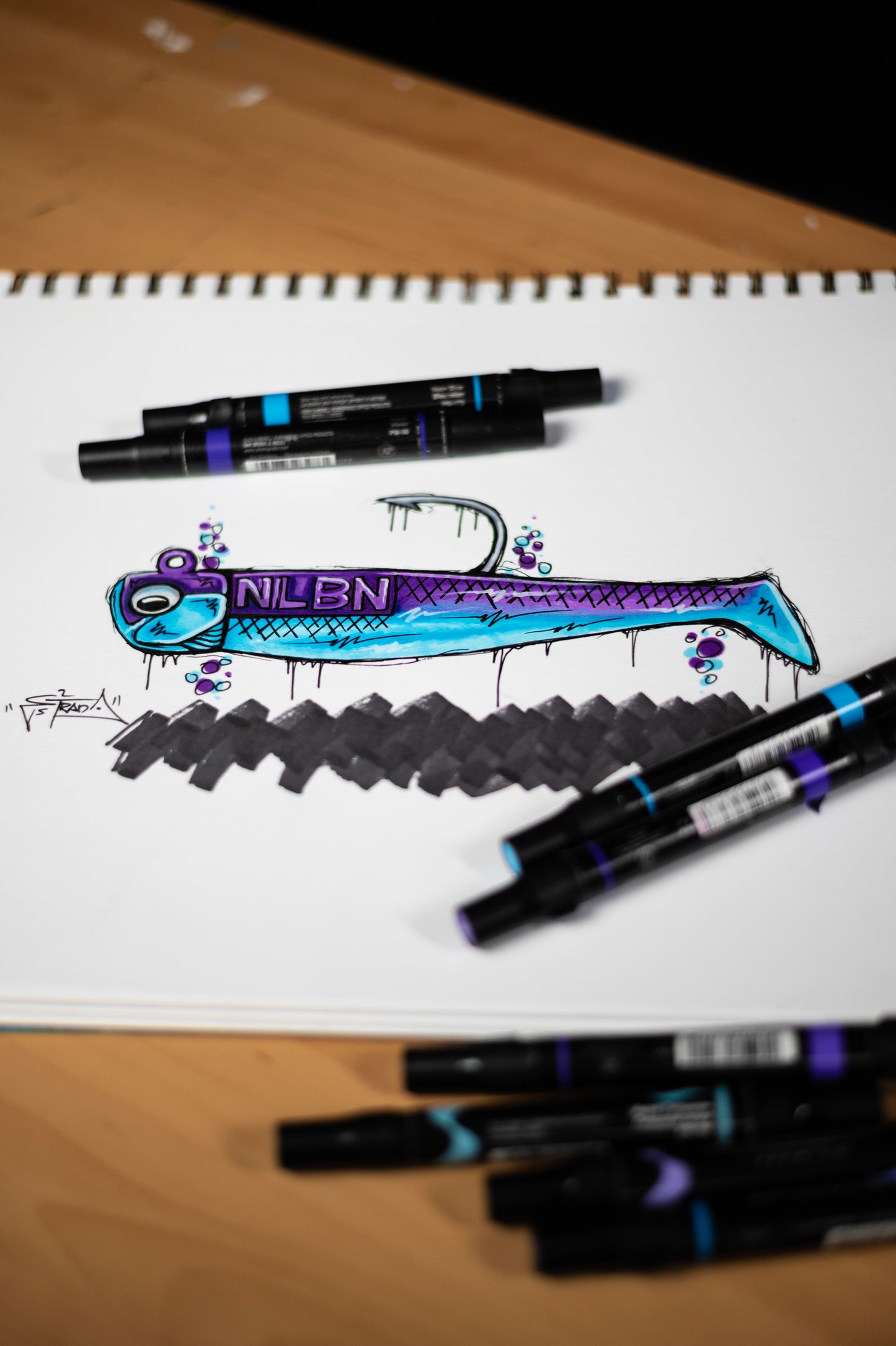 NLBN 5" Sketch - Original Drawing