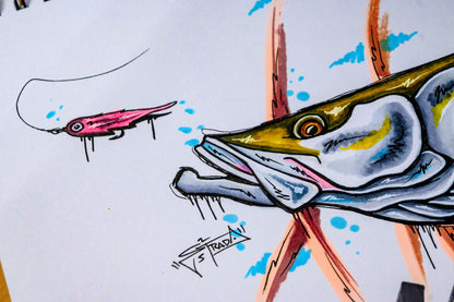 "Drifter Snook" Sketch - Original Drawing