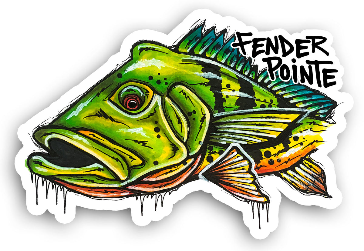 Peacock Bass • Sticker – Shop Estrada