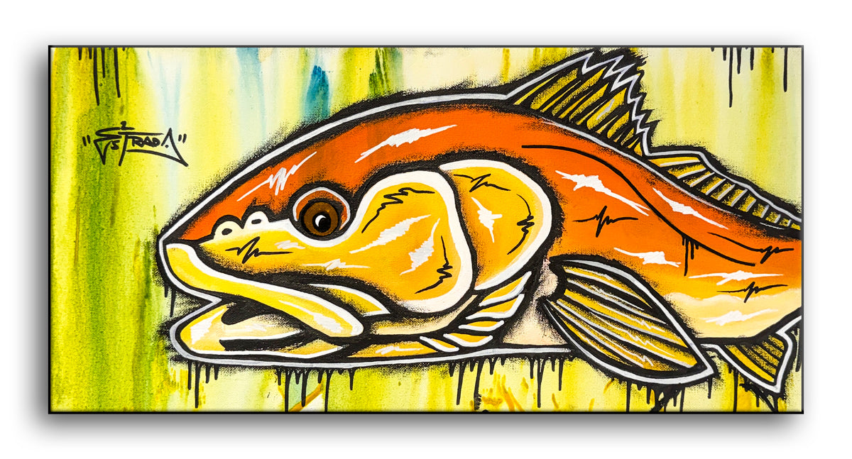 Yard Dog | Original Redfish Painting