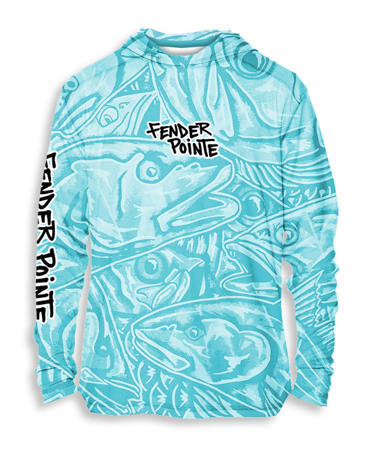 Seafoam Camo - Performance Sun Hoodie