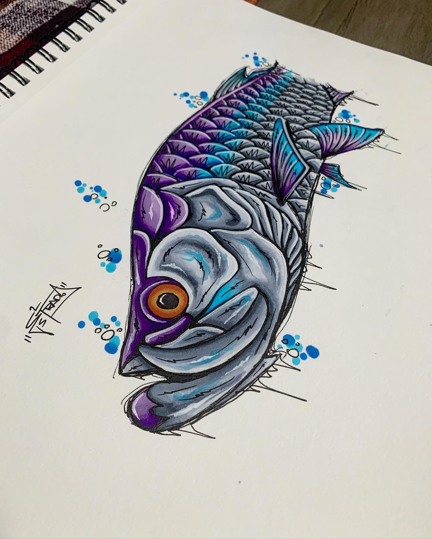 Sunset Throwdown • Original Sketch – Shop Estrada